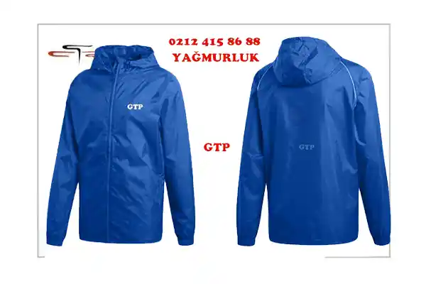 yagmurluk mont imalat mavi